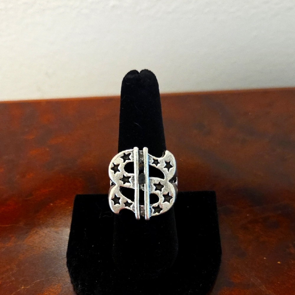 Stainless Steel $ Ring